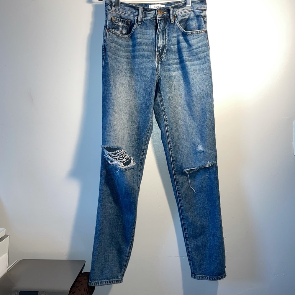 Pistola distressed denim jeans size 26